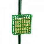 The Suet Feeder with Pole Clamp attaches easily and securely to a pole for bird feeding. Made with heavy guage wire to be heavy duty and durable. This suet feeder is available in single or double suet cake capacity. Includes a snap-in handle.