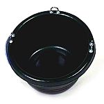 Rotation molded of Dupont polyethylene to withstand the rigors of everyday use in all climates and conditions. Measures 14 dia x 9 deep, 18 qt capacity.