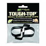 Screen cover clips furnish added security for your pet. Prevents terrarium inhabitants from escaping.
