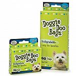 These popular dog nuisance pick up bags are baby powder scented to control odor.  They offer easy-tie handles for your convenience.  To use, you simply place your hand inside the bag, retrieve the waste, and then pull the bag inside out.