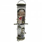 3 1/2 quart capacity. 6 feeding ports. With quick-clean removable base for easy cleaning. Seed tray removes with base.