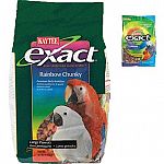 Kaytee exact rainbow is a nutritious bird food that provides all the nutrients proven necessary for macaws, cockatoos.