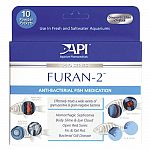 Contains two furan compounds to combat a wide variety of gram-positive & gram-negative bacterial diseases including gill disease.