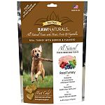 Real turkey with berries and flaxseed including cranberries, blueberries, broccoli, salmon oil, garlic and ginger. High quality meat protein. Antioxidant rich fruits and vegetables. Omega 3 and 6 rich flaxseed meal. 100 percent grain and preservative free