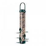 Garden Song Classic Bird Feeder is a classic bird feeder that is sure to attract a variety of birds to your yard. Molded tube is designed to be durable and has six feeding stations with comfortable perches that encourage birds to stay longer.