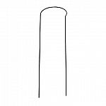 Half hoop plant support. Made of plastic coated heavy duty metal.