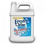 Refill size. Remove pet odors & stains FOREVER. FRESH’N CLEAN Pet Odor & Stain Eliminator uses OXY-STRENGTH technology, a special oxygenated compound, that starts working instantly to remove pet stains. 1 gallon