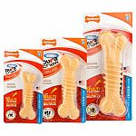 Designed for powerful chewers, these non-edible chews have multiple textures to help clean teeth and gums. They are infused with an irresistible chicken or bacon flavor to entice your pup to chew while helping to clean teeth and control tartar.