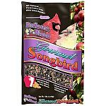 A large variety of songbirds love this songbird blend of almonds, apple slices, and a mix of high quality seeds by F.M. Browns. Seed mix is sure to attract songbirds to your yard! Helps to keep wild birds healthy and happy.