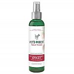 Gentle on skin, but bitter to the taste. Our non-stinging, alcohol-free deterrent of Lemon and Grape Seed extracts discourages chewing and licking at skin, stitches or bandages. It's clear and non-staining, plus it smells great.