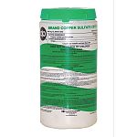 Used to control green and blue-green algae, diatoms and flagellates and certain weeds found in ponds, lakes, ditches and irrigation systems. Active Ingredients by weight: 99.0% Copper Sulfate Pentahydrate 1.0% other ingredients