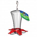 Bottle and basin design are unique to this segment to catch consumers eye. Wide-mouth design offers easy-fill - to reduce or eliminate spillage. Easy clean feature: easy disassembly for cleaning. Hummingbird perches are integrated into flower petal basin