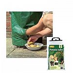These potato tubs are perfect for easily growing potatoes anywhere in your yard or patio area. Made of durable, heavy duty polyethylene with heavy duty stitched seams and carry handles for easy transport. Tubs have drainage holes.