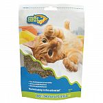 Cosmic catnip has been grown to achieve the strongest, most aromatic catnip ever produced. Cosmic catnip is a 100% natural herb that stimulates a harmless, playful reaction in most cats. When pinched, the aroma stored in the dried leaves and flowers is re