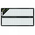 Provides easy access inside the terrarium with maximum security. The black mesh and rim are scratch and corrosion-resistant and designed to withstand high temperatures emitted from heating .