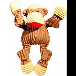 Features five squeakers: one in the body and one in each pawand a knot in each arm and leg Made of soft and durable corduroy plush Lined with a two-layer tuffut technology to add durability and help toys last longer