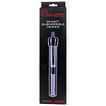 Fully submersible glass heater offers simple and easy installation with use of suction cups Maintain constant and stable temperatures for your aquatic creatures Can handle aquariums up to 13 gallons Easy to set and adjust Double insulation Made from high