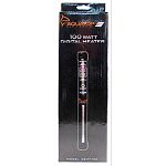 Dual digital display shows current and target temperature Energy saving automatic shutdown once target temperature is reached Temperatures adjust between 65 and 93 degrees fahrenheit Suitable for tanks up to 30 gallons