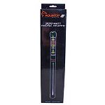 Dual digital display shows current and target temperature Energy saving automatic shutdown once target temperature is reached Temperatures adjust between 65 and 93 degrees fahrenheit Suitable for tanks up to 100 gallons