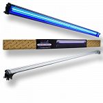 This energy-efficient led light will operate many years without a bulb change Total output of 30w 10k and actinic blend Includes fanless operation, protective splash guard, waterproof switch, and an extra long power cord for setup flexibility Includes adj