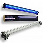 This energy-efficient led light will operate many years without a bulb change Total output of 30w 10k and actinic blend Includes fanless operation, protective splash guard, waterproof switch, and an extra long power cord for setup flexibility Includes adj