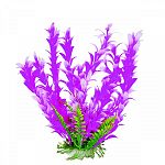 Turn an ordinary fish tank to an extraordinary aquascape with this exotic pink plant Weighted base ensures plant will stay put and wont float away Gives fish a safe nesting place Serves as a natural focal point in your tank Mix and match with other plants