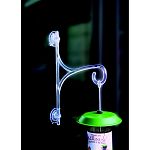 The Audubon Window Glass Hanger holds up to 4 pounds. Great for small feeders, hummingbird feeders and wind chimes. Perfect for entertaining your family or pets at any window.
