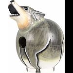 Hand carved from albesia wood - a fast growth renewable resource Hand painted using nontoxic paints and finishes Coated with polyurethane to protect it from the elements