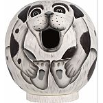 Hand carved from albesia wood - a fast growth renewable resource Hand painted using nontoxic paints and finishes Coated with polyurethane to protect it from the elements