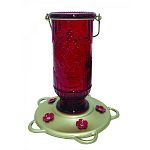 Wide mouth bottle sits flat for easy fill. Base disassembles for easy cleaning. Bring more birds and more joy to your yard.