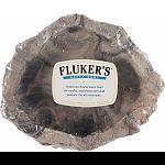 Rock-like bowls provide a natural look to any terrarium and are ideal for feeding and watering. Easy to clean and disinfect.