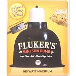 Specifically designed to accomodate large or longer bulbs. The dome extends beyond the face of the lamp so longer bulbs are contained within the fixture. The highly polished aluminum inside is used to increase uvb and uva output