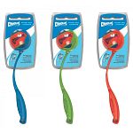 Chuckit! Pocket Ball Launcher for Dogs is a pocket version of the Chuckit! ball launcher that is compact, easily portible and provides hands-free pickup of the ball. May be used with standard tennis balls or Chuckit! compatible balls.