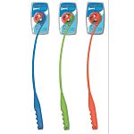 The Chuckit! Ball Launcher for Dogs is an easy and fun way to entertain and exercise your canine friend with a game of fetch. Great for use in your backyard or any place that has lots of rooms for throwing the ball 100 to 140 feet.