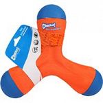 Rubber, eva foam and polyester construction Tug it; shake it; toss it Rubber bumpers provide erratic bounce Contoured center joint tapers to allow easy pickup for dogs from any side