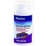 Ammonia levels will rise naturally due to the accumulation of fish waste and the breakdown of any uneaten food in water. Harmful ammonia is neutralized and tap water is conditioned for fish after a single does of aqueon ammonia neutralizer. For fresh and