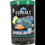 Spirulina based formula for all freshwater and marine herbivorous fish In addition to high algae content formula is complete nutritionally balanced, highly palatable, and promotes growth and color Enhanced with probiotics and cobalt blue flake s triple vi