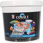 Brine shrimp based formula for all tropical and marine fish Highly palatable formula helps both fresh water and marine finicky fish to eat prepared foods Enhanced with probiotics and cobalt blue flakes triple vitamin dose and immunostimulants Will not clo
