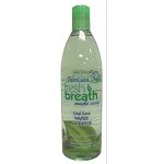 Keep your cat's or dog's teeth clean and healthy with this water supplement by Tropiclean. Helps to keep your pet's teeth healthier and may be used to prevent tooth decay and other serious health problems. Size is 16 oz.