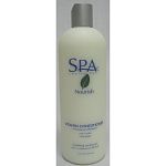 With plant extracts and vitamins to promote hair sheen and capillary conditoning. Powerful coctail of white ginger, botanical moisturizers, and warm vanilla help repair pets dry, damaged hair. Anti-static agents calm hair while botanical emollients streng