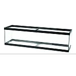 Standard size aquarium is made with care to assure that it can stand up to almost any application. Come in a wide range of sizes as well as black and oak trim styles. Large aquariums feature one-piece center-braced frames that eliminate glass bowing.