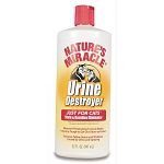 Completely removes the toughest cat urine stains and odors leaving behind a pleasant fragrance. Utilizes a deep penetrating oxygen infused, bio-enzymatic ingredients to remove all traces of urine including stickiness. Removes pheromones and destroys odors
