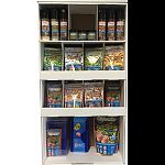 Bene-fish-al fish foods are a new and unique way to give your fish a healthy and complete diet that is grain and glute-free Produces up to 60% less waste than traditional flake and pellet foods Complete diet containing all the necessary ingredients to kee