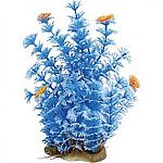 Realistic plant with varying heights and textures. Can be used individually or placed with others to create dense, aquatic jungle. Durable plastic foliage is easy to place and maintain. Heavy, dark, ceramic anchorbase keeps arrangement in place.
