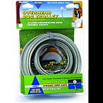 Overhead dog trolley exerciser allows freedom for dogs and insures safety. Comes with a 10 lead.