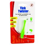 The Tick Twister makes removing ticks from the skin of pets or people easy and safe. Ticks are hard to remove once embedded in the skin and the Tick Twister completely removes the entire tick head in the safest way and leaves no parts behind.