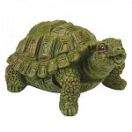 Adds oxygen to the water. Spitter and garden ornament all in one. Natural colors blend with landscape features.