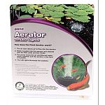 An excellent tool to provide oxygen and circulate your pond or water garden. Designed to stimulate aquatic plant growth and inhibit algae blooms. 18 energy efficient led lights illuminate the bubbles for a beautiful glow effect. Use during winter to resis