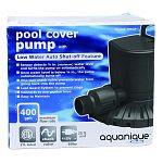 Sensor detects 1/4 inch minimum water level and turns the pump on automatically, 400 gallons per hour Once water level is below 1/4 inch the pump automatically turns off One way check valve prevents water from going back into the pump Leaf guard system to