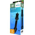Pre set, no adjustment required Led operating lights red-heating; green-at 78 degrees Thermostat maintains water temperature at 78 degrees +/- 2 degrees Silicon crystals effectively distribute and transfer heat Shatter resistant durable quartz glass Fully